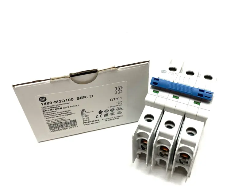 Used ALLEN-BRADLEY SER. D CIRCUIT BREAKER 3-POLE 10A Circuit Breakers | Maverick Industrial Sales #1101455