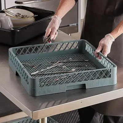 Dishwasher Full-Size Combination / Flatware Rack with Open Sides