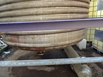 16,000L S/S Limpet Coiled Reactor