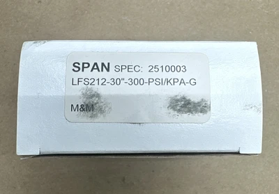 NEW SPAN LFS212-30”-300-PSI/KPA-G
