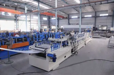 CZ Purlin Roll Forming Machine in Peru
