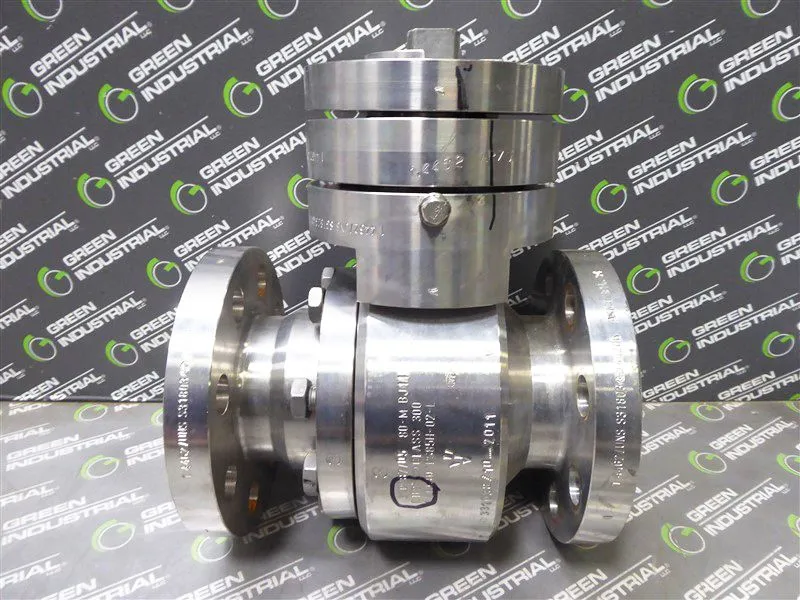 2" Perrin PS85H-02-L Series 80-M Two Way Ball Valve Class 300 Used