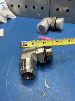 (2) Female (NPT) 90° Elbow Forged 316 -4032 Stainless Steel Fast 🇺🇸 Shipping