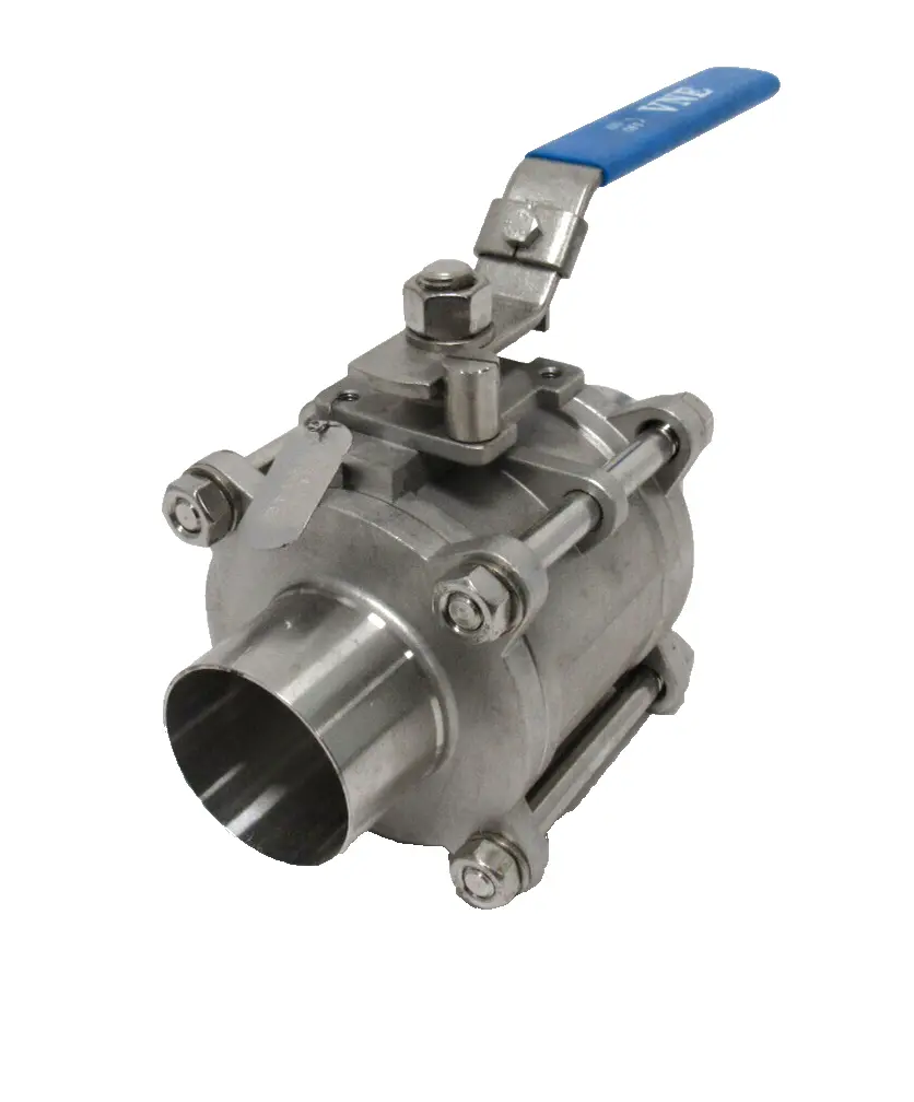 NEW VNE CORPORATION 174HJ STAINLESS STEEL BALL VALVE 3" 316