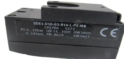 NEW FESTO SDE1-D10-G2-R14-L-P1-M8 PRESSURE SENSOR SDE1D10G2R14LP1M8