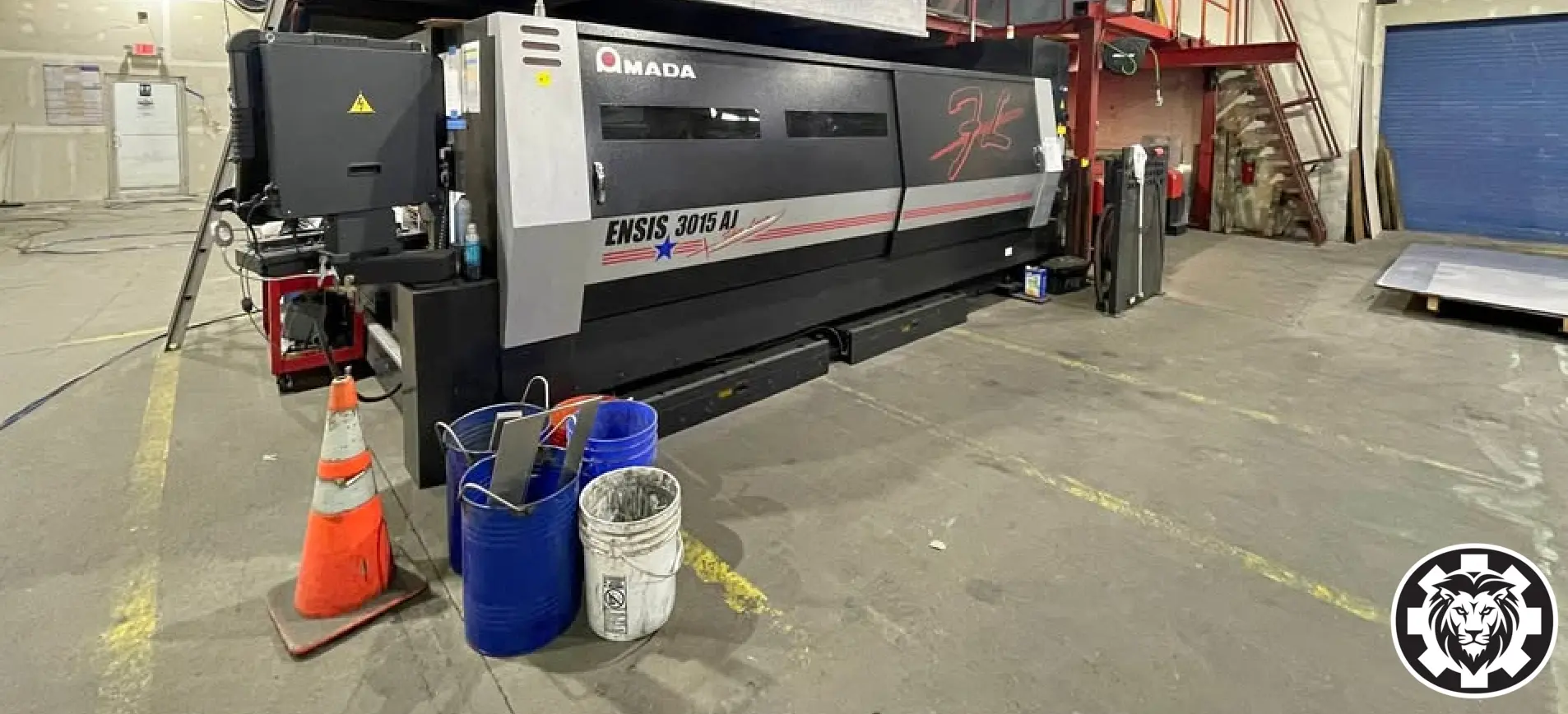 3000 Watt Amada Ensis 3015 Fiber Laser, 2020 - Low Hours, Iron Chiller