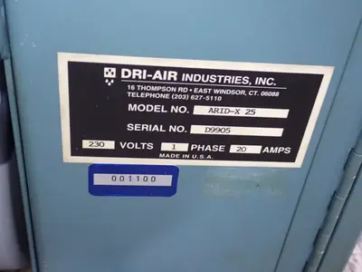 USED DRIAIR INDUSTRIES INC ARIDX 25