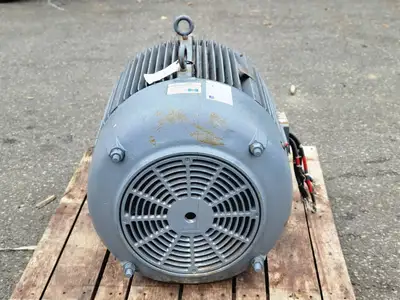 100/25 hp, 575 volts, 1780/890 rpm, 444TS Electric Motor Type HSB