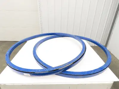 Global CA-48-2 Vestil Manual Carousel 2,000lb Lift Table Swivel Top 48" Lot of 2