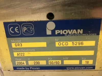 USED PIOVAN GR3