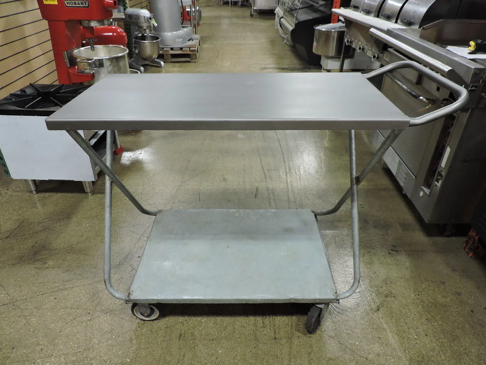 Commercial Metal Cart with Undershelf