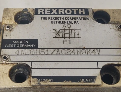USED REXROTH 4WE6H51AG24N9K4V