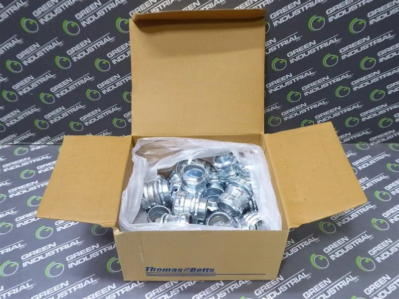 Box of 25 Steel City TC113A Zinc Plated Steel Compression Connectors 1" New NIB