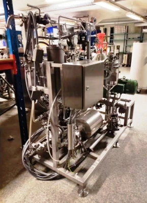 Westfalia CSC 6-06-476 hydro-hermetic clarifier skid, 316L SS.