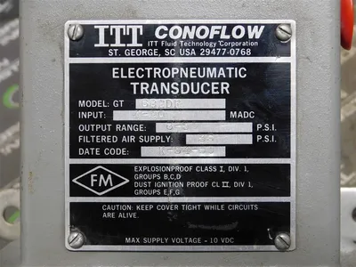 USED ITT GT68EDF