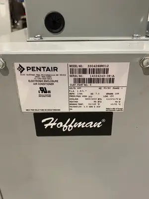 Used Hoffman Pentair Water-Cooled Air Conditioner 1-Phase 460V Air Conditioning Equipment Michigan US | Maverick Industrial Sales #1401206