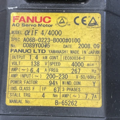 Used FANUC A06B0223B000 Misc Industrial Equipment California US | Davliegogo LLC #1709456