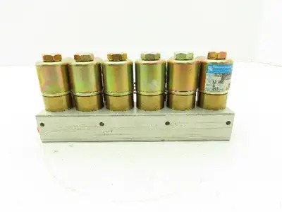 Honeywell Skinner 3121BBA6AVS6 Solenoid 6-Valve Manifold 12VDC 800 PSI 1/8" NPT