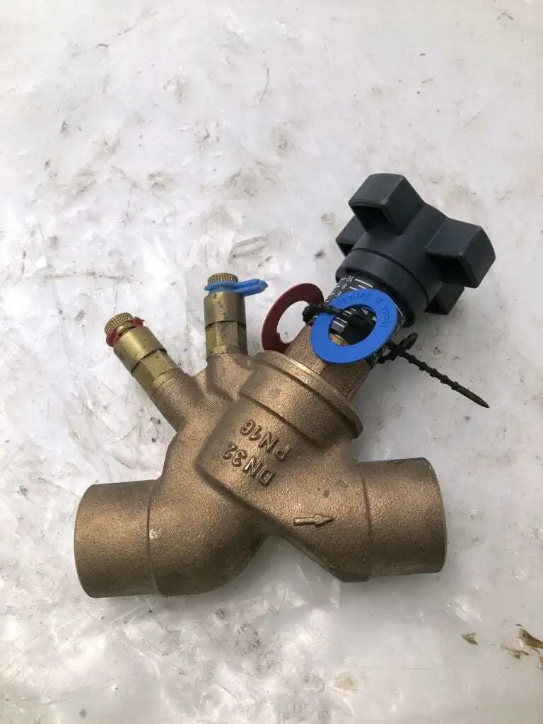 Mepco 1-1/2″ Sweat Bronze Balancing Valve DN32