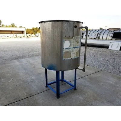Used Stainless Steel Liquid Tank - 140 Gallon