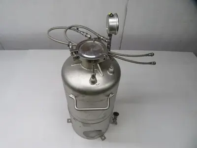 Used POPE SCIENTIFIC 3-GALLON T-316L Stainless Steel Tanks Texas US | Aucto #1453380