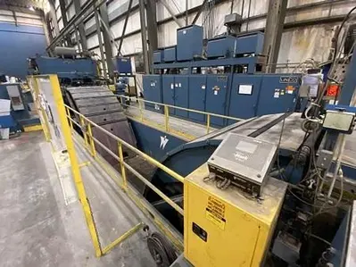 60" X 3/16" X 50,000 LBS. PRO-ECO CUT TO LENGTH LINE W/CASSETTE LEVELER (USED)