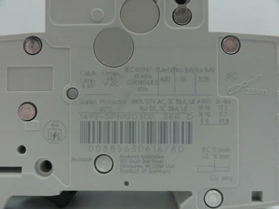 USED ALLEN BRADLEY 1492-SP