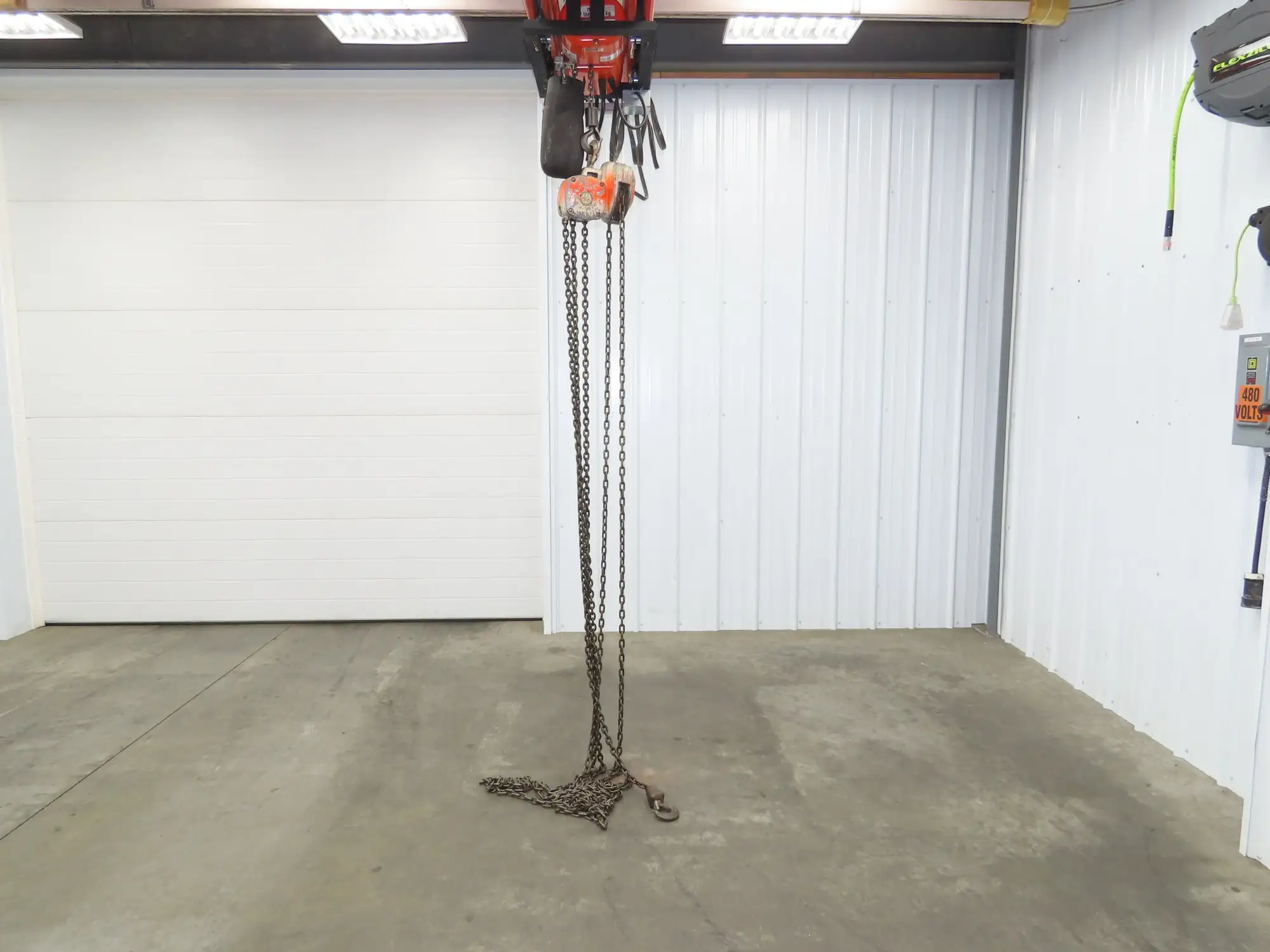 1 Ton 2000Lb Manual Chain Fall Hand Hoist 21' 4" Lift