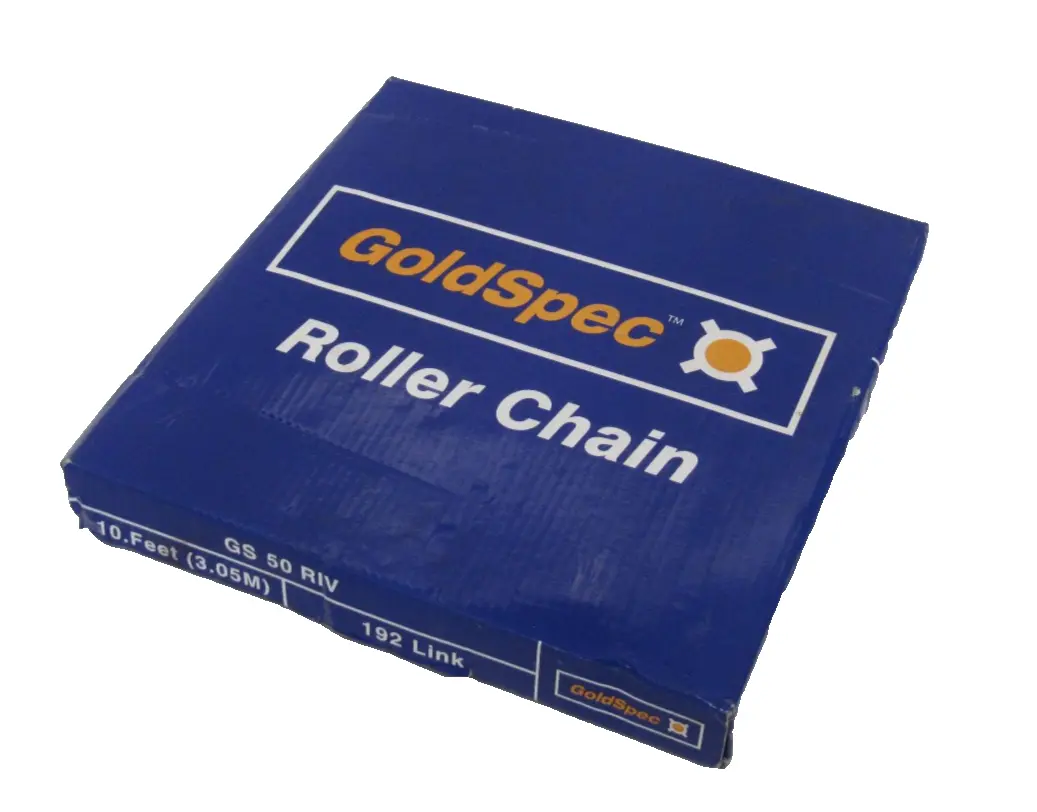 NEW GOLDSPEC GS-50-RIV ROLLER CHAIN 10FT GS50RIV