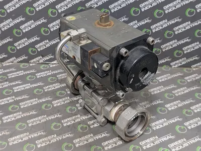 Duravalve AS7016-S105-3D Air Actuated Ball Valve Assembly 1-1/2" Used