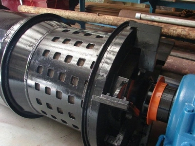 NEW: Bird 36 x 72 screen bowl rotating assembly only, CS.