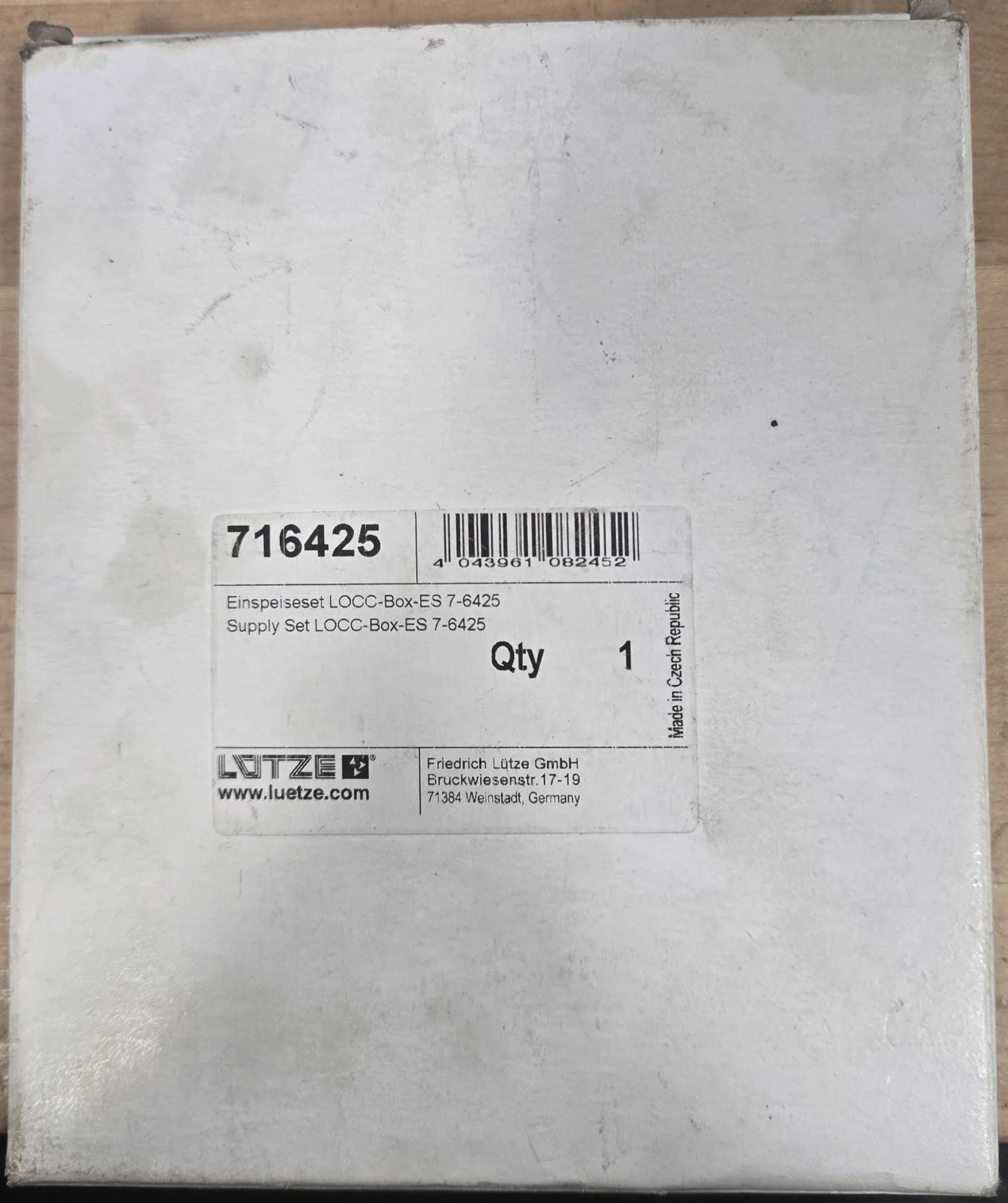 USED LUETZE LOCC-BOX-ES-7-6425