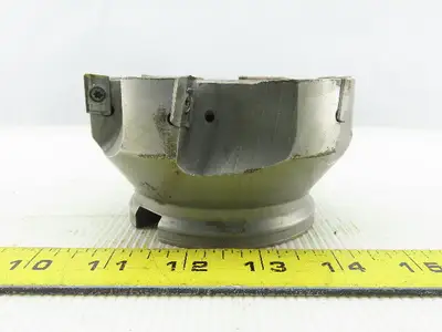 Walter F3042-400125R 4.5" Indexable Face Shell Mill Cutter 1-1/2" Arbor 6 Flute
