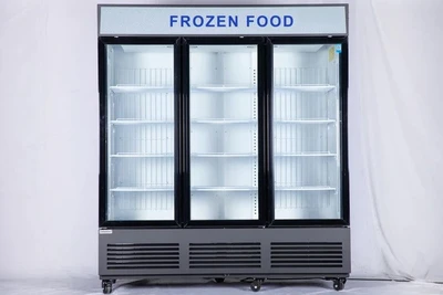 168-0042 TGDF 70'' Triple Glass Door Self Contained Freezer