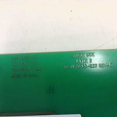 USED VAN DORN PC330-037 REV-C
