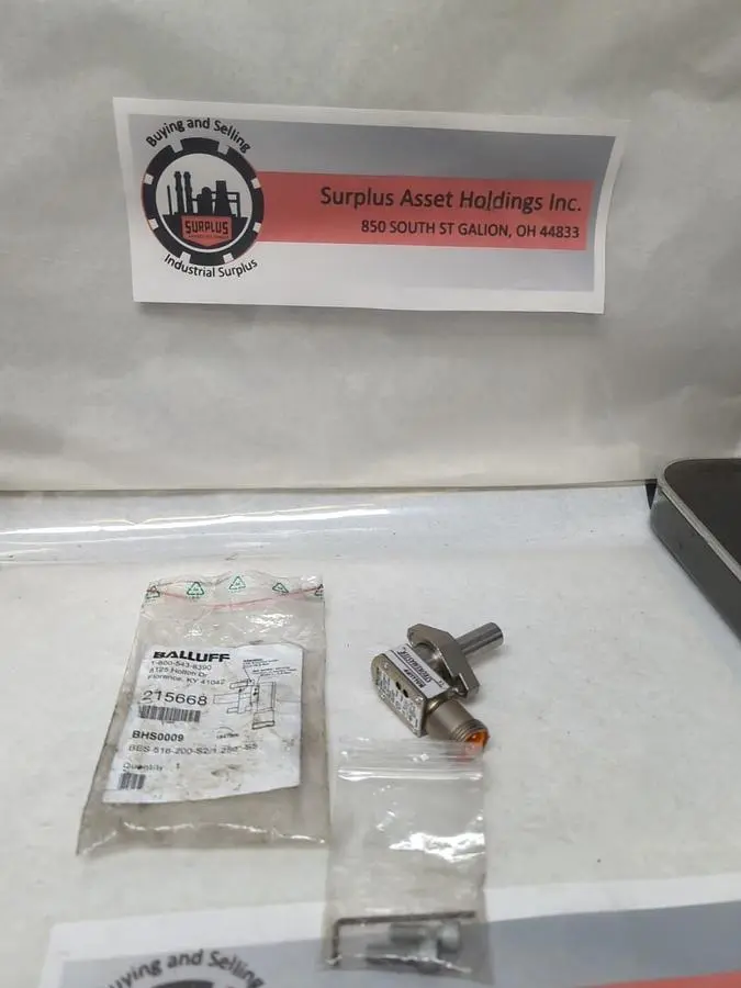 New | in-Stock BALLUFF BHS0009 Relays & Switches | Surplus Asset Holdings #1205688