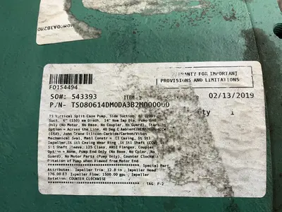 Used 2019 TACO INC TS080614DM0DA3B2M000000 Pumps Ohio US | HGR 24 #1764684