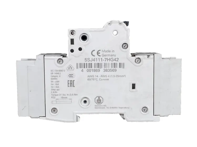 Used Siemens 5SJ4111-7HG42 Circuit Breakers California US | Heavy Wall Consulting #1310646