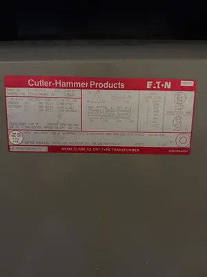 EATON CUTLER-HAMMER CX6-453-415 TRANSFORMERS, 3 PHASE, 60 CYCLE, DRY TYPE | Turner's Machinery (2)