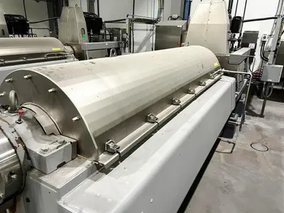 (4) GEA Westfalia ProteinMaster CF 7000 sanitary tricanter centrifuges, 316SS.