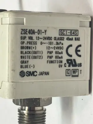 USED SMC VACUUM SWITCH 0 TO -14.69 PSI