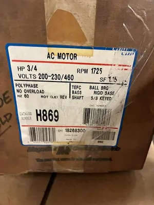 New | in-Stock MAGNETEK H869 A.C. Motors | Surplus Asset Holdings #1204630