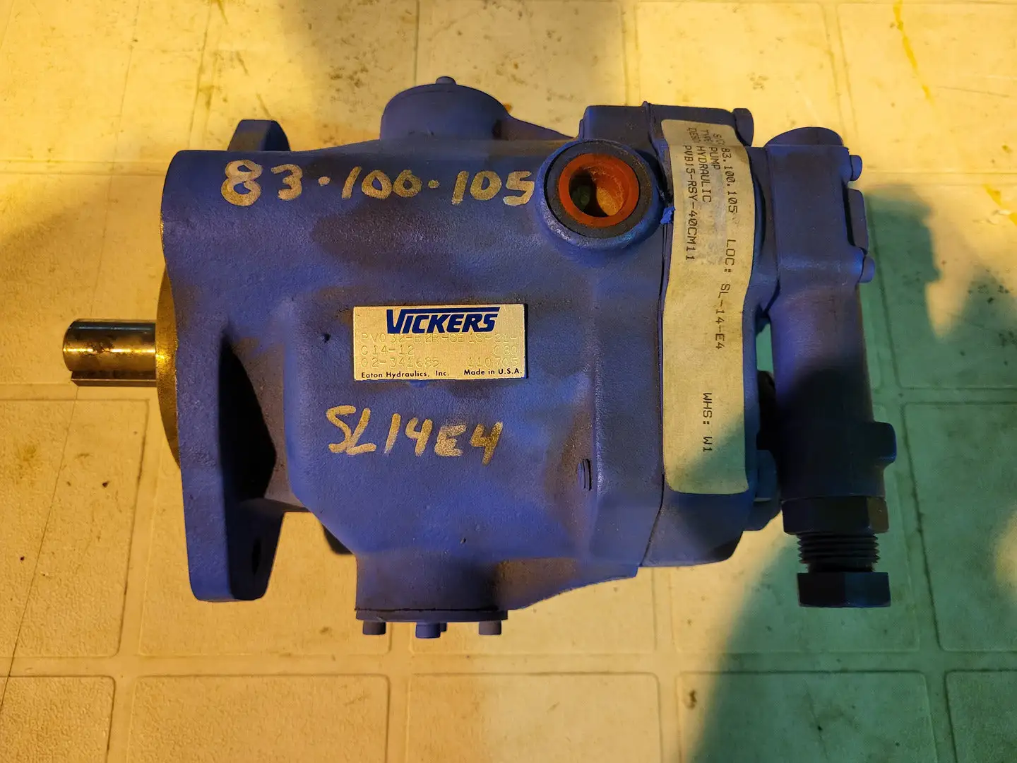 New | in-Stock VICKERS PVQ32-B2R-SE1S-21-C14-12 Parts (Hydraulics and Pneumatics) British Columbia CA | Lenmark #264402
