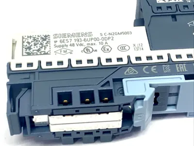 USED SIEMENS POTDIS-TB-P1-R TYPE P1 MODULE 6ES7193-6UP00-0DP2 BASE