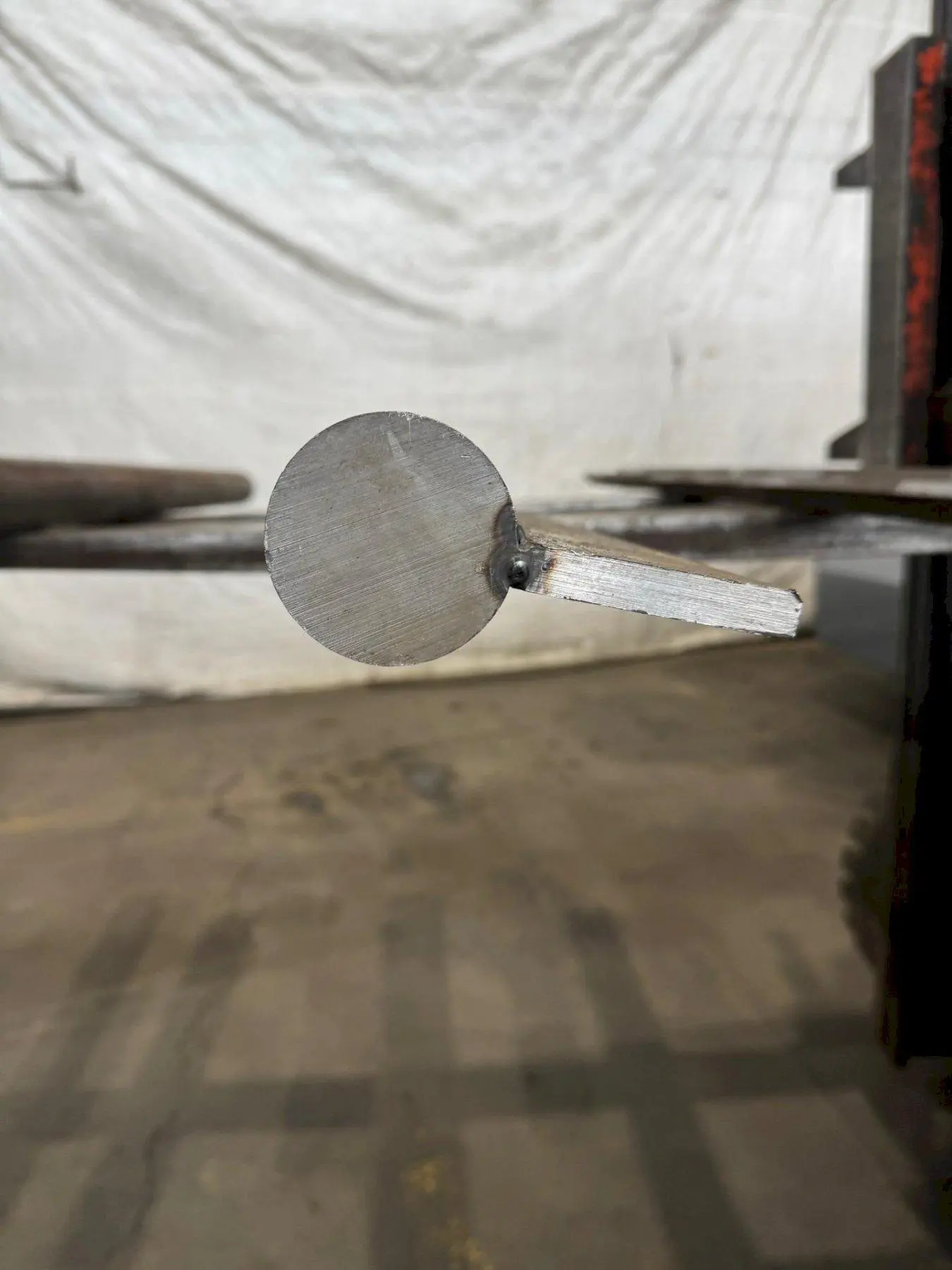 74" X 2 1/2" X 5 1/2" PRESS BRAKE RADIUS DIE. STOCK# 0875924