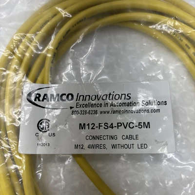 NEW RAMCO M12-FS4-PVC-5M