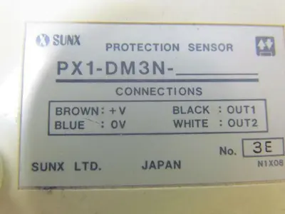 Sunx PX1-DM3N Protection Sensor For Rapistan Demag DT60 Pusher Puller