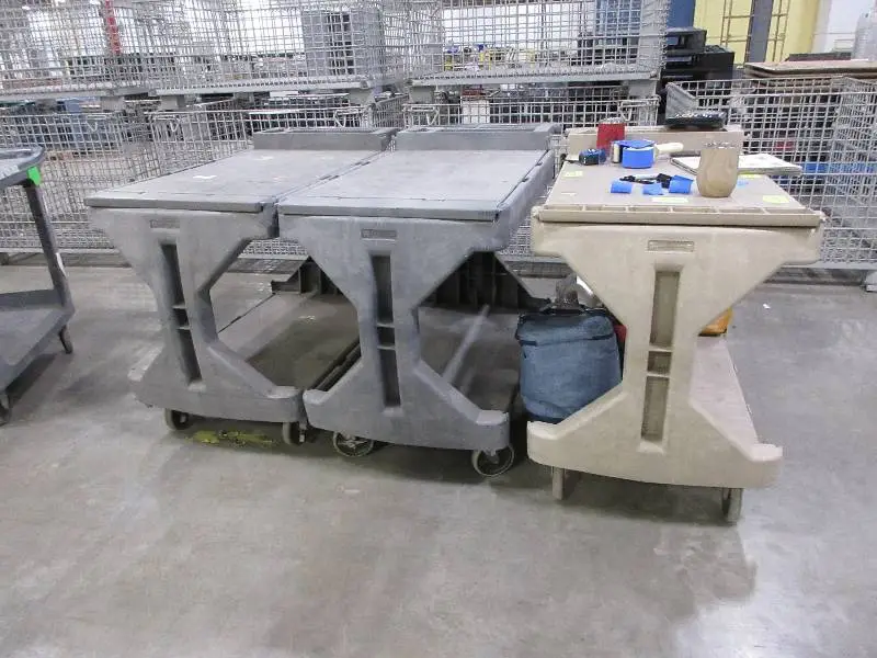 AKRO MILS,  PLASTIC, HEAVY DUTY,  UTILITY CARTS