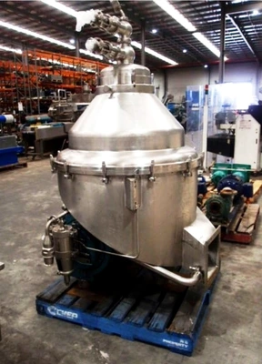 Alfa-Laval BRPX 418 SFV-34C clarifier, 316SS.