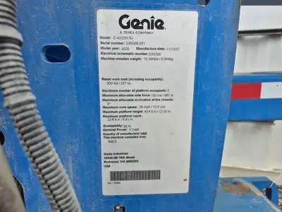 Used 2008 GENIE Z40/23N Aerial Work Platforms British Columbia CA | Lenmark #294409